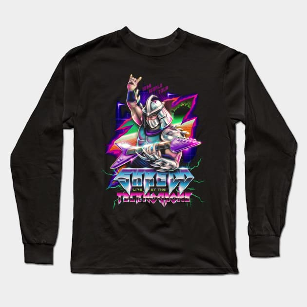 Shredd Live at the Technodrome 1988 Long Sleeve T-Shirt by KoLabs